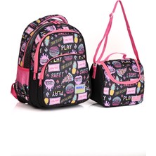 Muggle MU-001 Sweet Okul Sırt Çantası 2'li Set