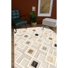 Halı Sepeti Sare 8804 Krem Hav Toz Vermez Dekoratif Halı 160 x 230