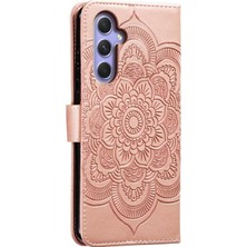 Zunhai Samsung Galaxy A55 Için Mandala Pu Kılıf (Yurt Dışından)