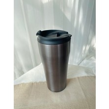 Retrobird Outdoor Kamp Paslanmaz 400 ml Çelik Termos Antrasit