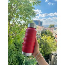 Retrobird Outdoor Kamp Paslanmaz Çelik Termos 400 ml Bordo