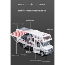 Lecakolma Seyahat Karavanı Model Süsleri Oyuncak Araba Simülasyonu (Yurt Dışından)