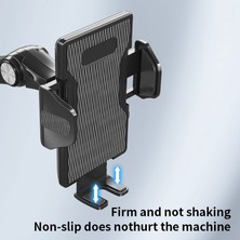 Unbrand Xz3 + Jz6 Nano Vantuz Tabanı Telefon Tutucu Otomatik Sıkma Üç Segment Braketi Araba Kontrol Paneli/ön Cam Için (Yurt Dışından)