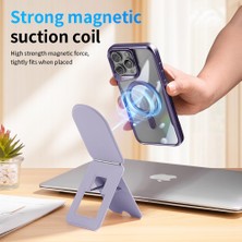 Unbrand Iphone 13 Pro Magnetic Case Pu Pu Kart Tutucu Kickstand Tpu+Pc Telefon Kapağı - Beyaz / Beyaz (Yurt Dışından)