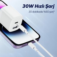 Woyax By Deji Xiaomi Redmi K40 K40 Pro K40 Pro Plus K30 K30 Uyumlu Hızlı Şarj Aleri 33W Type C USB Beyaz