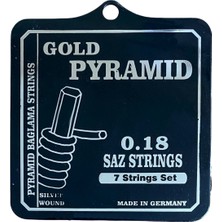 Pyramid Gold Saz Teli 1 Takım