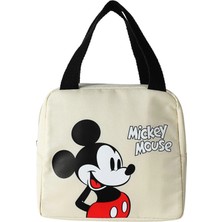 Miniso Mickey Mouse Lisanslı Kare Yiyecek Çantası Sarı