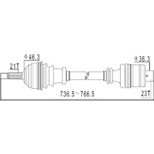 Eco-Fix Aks Ön Sag Komple R19 1.7