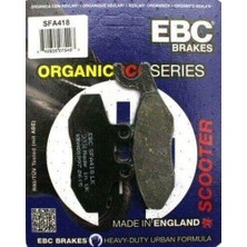 Ebc SFA418 2008-2009 Piaggio X7 250 Uyumlu Arka Fren Balatası Organik Balata