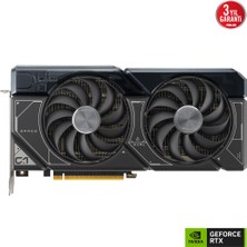 Asus ASUS-DUAL-RTX4070TIS-O16G-NVIDIA-GEFORCE-RTX 4070 Tı SUPER-16GB GDDR6X-256BIT-2655MHZ-OC-HDMI-DP-DLSS3 Ekran Kartı