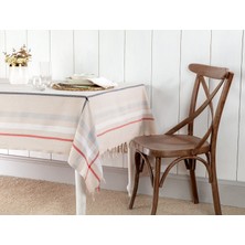 Madame Coco Brigitte Masa Örtüsü - Bej - 150X150 cm