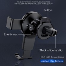 Unbrand Kakusıga KSC-589 Tuyou Serisi Araba Hava Çıkışı Telefon Tutucu 360 Derece Döndürme Cep Telefonu Stand Braketi (Yurt Dışından)