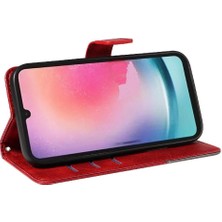 Colorful Home1 Samsung Galaxy A24 4g Için Flip Case ve Kart Yuvası Yüksek Kaliteli Deri (Yurt Dışından)