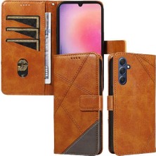 Colorful Home1 Samsung Galaxy A24 4g Için Flip Case ve Kart Yuvası Yüksek Kaliteli Deri (Yurt Dışından)