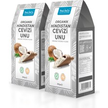 TheLifeCo Organik Hindistan Cevizi Unu 2 x 350 gr (Glutensiz, Vegan)