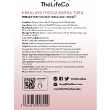 TheLifeCo Pembe Himalaya Kristal Tuzu 2 x 500 gr