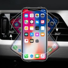 Unbrand Magsafe Telefonlarla Uyumlu Alüminyum Alaşımlı Çift Manyetik Cep Telefonu Tutucu Spor Salonu Için Döner Stand - Siyah (Yurt Dışından)