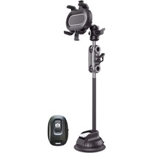 Unbrand Ckyk-01 Araç Telefonu Montajlı Ön Cam Vantuzlu Telefon Tutucu, Bluetooth Uzaktan Kumandalı, Uzun Versiyon (Yurt Dışından)