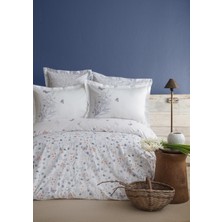 Apricitas Home Tek Kişilik Complete Set Papillo Turkuaz %100 Pamuk