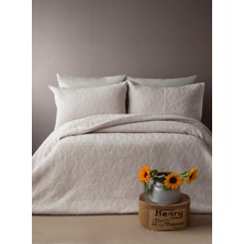 Apricitas Home Çift Kişilik Bourbon Bej Yatak Örtüsü Seti