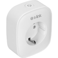 S-Link Sl-15 Powerking 16 Amper Wifi Tuya Destekli Akım Korumalı Enerji İzlemeli Akıllı Priz