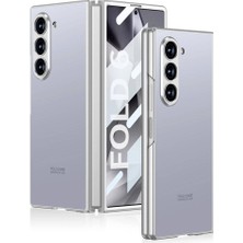 Lyon Tech Galaxy Z Fold 6 Kılıf Titanyum Metal Tasarımlı Zore Kıpta Caz Kapak