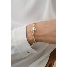 ÇGK KUYUMCULUK 14 Ayar Baget Kelepçe Altın Bilezik 14KKLP0009