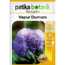 Patika Botanik 100 Adet Vapur Dumanı (Ageratum Houstanianum) Çiçek Tohumu