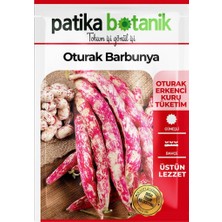 Patika Botanik 40 Adet Yerli Ata Oturak Barbunya Tohumu (Selim)