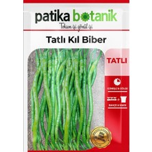 Patika Botanik Tatlı Kıl Biber Tohumu 1500 Adet Tohum 10 gr