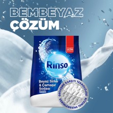 Rinso Beyaz Sirke ve Çamaşır Sodası Beyazlar Için Toz Deterjan 6 kg