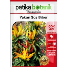 Patika Botanik 200 Adet Sarı Süs Biber Tohumu