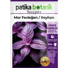 Patika Botanik 250 Adet Mor Fesleğen / Reyhan Tohumu