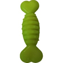 Kardelen Plastik Halter Dikenli Kemik Büyük 20 cm Sarı