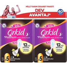 Orkid Platinum Cesaret Paketi Gece Ekstra Plus 40lı Yeni