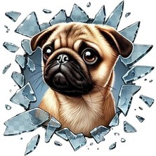 Tartuk Store Fulcar French Bulldog Araç Stickerı