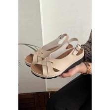 Shoes Bag Kadın Günlük Silikon Jelli Anatomik/ Taban Topuk Dikeni Önleyici Anne Sandalet