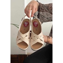 Shoes Bag Kadın Günlük Silikon Jelli Anatomik/ Taban Topuk Dikeni Önleyici Anne Sandalet
