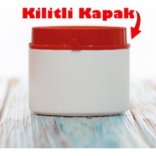 Sevgift 500CC Kilitli Kapaklı Hdpe Plastik Numune Saklama Kavanozu - Gıda Uyumlu (100'LÜ Paket)