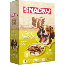 Snacky Kurutulmuş Horoz Ayak Köpek Ödülü Maması 100GR