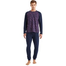 Erkek Pijama Takımı 40582 - Desenli