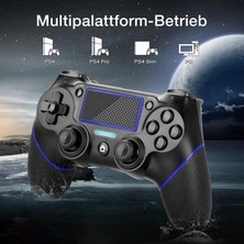 Megamus Ps4 Için Kablosuz Ps4/ Slim/pro/pc Çift Titreşimli / 6 Eksenli Gyro Sensor Gamepad Joystick