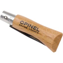 Opinel Inox Kayın Saplı 2 No Paslanmaz Çelik Çakı