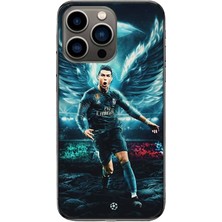 Annkie iPhone Cep Telefonu Koruyucu Kapak Ronaldo Arka Plan Yeni Futbol Yıldızı Cep Telefonu Kılıfı (Yurt Dışından)