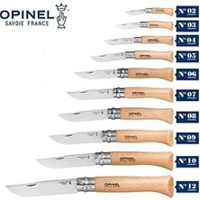 Opinel 10'lu Inox Paslanmaz Çelik Bıçak Seti