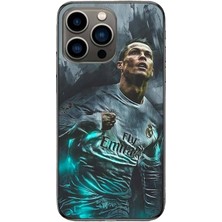 Annkie iPhone Cep Telefonu Koruyucu Kapak Ronaldo Arka Plan Yeni Futbol Yıldızı Cep Telefonu Kılıfı (Yurt Dışından)