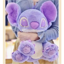 Happy Toys 40 cm Disney Lilo ve Dikiş Mor Peluş Sevimli Yumuşak Kawaii Stich Oyuncak Ingilizce 3+ Yaş Mor Hayı