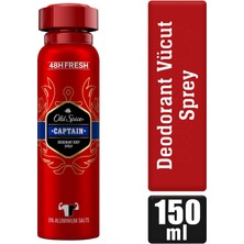 Old Spice Captain Erkek Deodorant Vücut Spreyi 150 ml