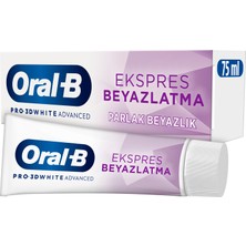 Oral-B Pro 3D White Advanced Ekspres Beyazlık Parlak Beyazlık Diş Macunu 75 ml