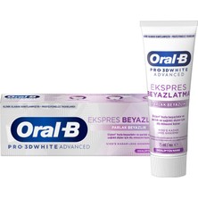 Oral-B Pro 3D White Advanced Ekspres Beyazlık Parlak Beyazlık Diş Macunu 75 ml